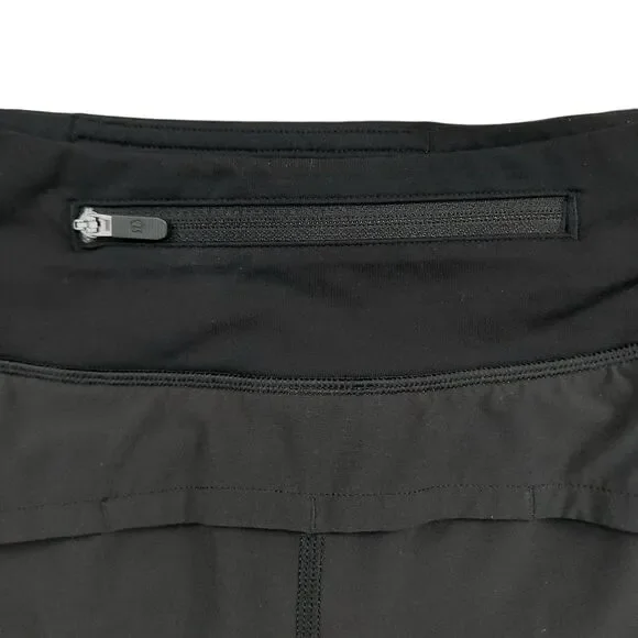 lululemon Hotty Shorts Womens 4 Black Lined Lightweight Athleisure Running Gym - Picture 5 of 9